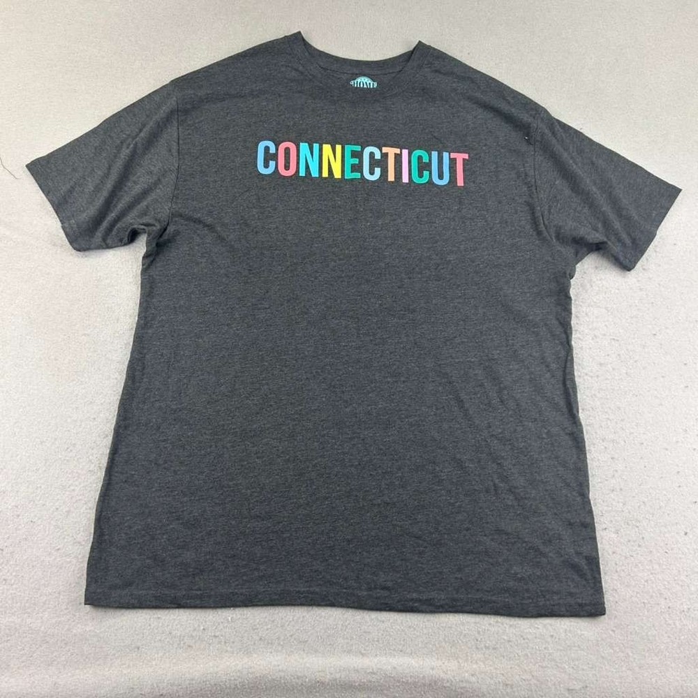 Connecticut Shirt Mens XL 46/48 Black Crew Neck Short Sleeve Lightweight Tee NWT