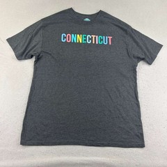 Connecticut Shirt Mens XL 46/48 Black Crew Neck Short Sleeve Lightweight Tee NWT