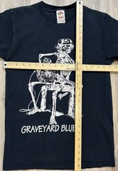Vintage John Lee Hooker Graveyard Blues Shirt 90s Fashion Victim Size Small