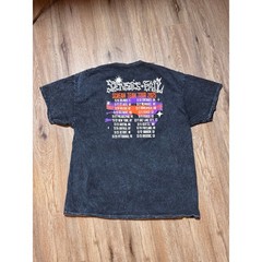 Senses Fail Scream Team Tour 2025 Acid Wash Band Tee Shirt XL Emo Punk Rock