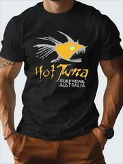 Surf Graphic T-Shirt Men’s Beach Retro Casual Summer Streetwear Tee