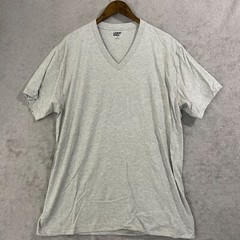 NWOT Lands’ End Men’s XL Heather Gray V-Neck T-Shirt 46-48 100% Cotton