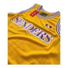 NWT Full Send All Star Basketball Yellow Lakers Style Jersey Nelk Boys Size XL