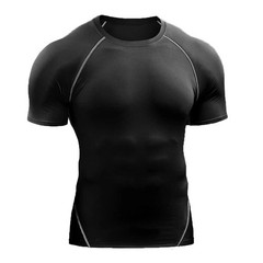 2026 Men’s Compression T-Shirt Quick Dry Athletic Gym Fitness Running Top Gift