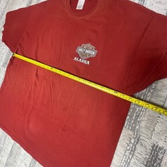2006 Harley-Davidson Taku Juneau Alaska T-Shirt Mens 3XL Maroon Totem Eagle