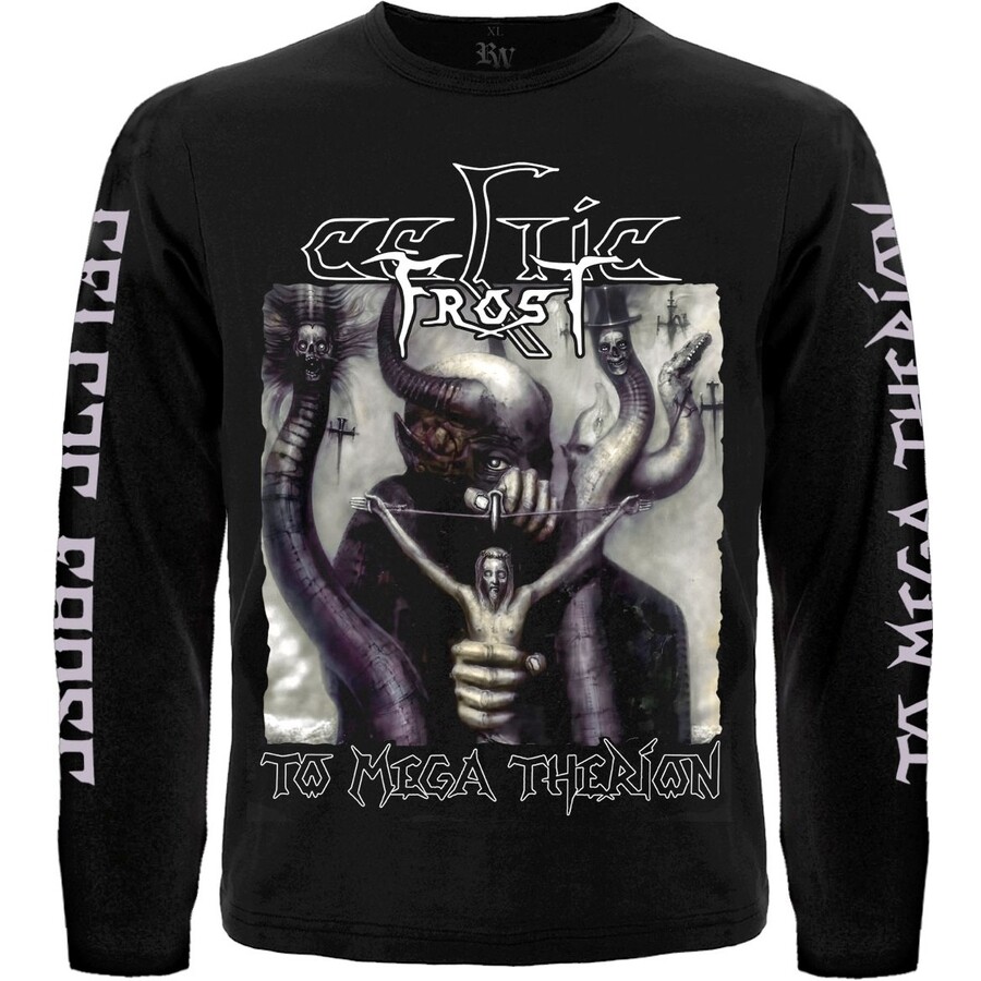 Celtic Frost “To Mega Therion” Long Sleeve Black T-Shirt bathory dark throne