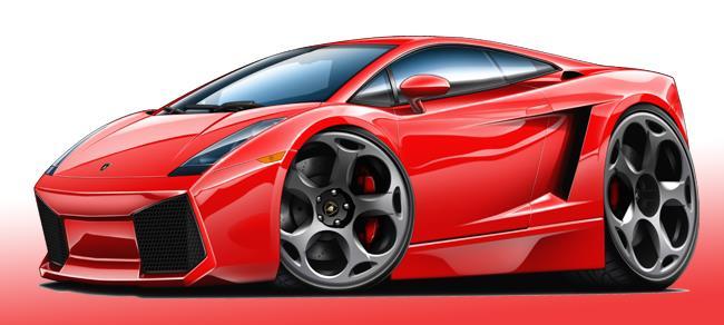 2004-08 Lamborghini Gallardo Exotic Car Art Print NEW