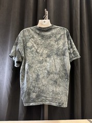 Vintage AOP SKELETON PLAYING GUITAR T-SHIRT GRAY TIE-DYE JAMES RYMAN SKULBONE