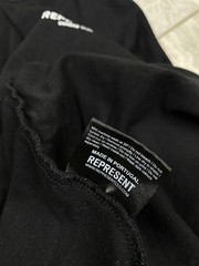 Mens Represent Clo. Big Logo Short Sleeve Oversize T Shirt Black Size XS Cotton