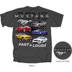 Joe Blow Ts Ford Mustang Gen 5 Fast & Loud Mens Gray T-Shirt 5th Boss 302 GT 5.0