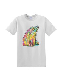 T-Shirt S to 2XL 3XL – NEON DOLPHIN sealife nautical adult
