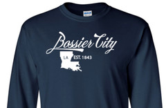 Bossier City Louisiana T-Shirt Long Sleeve Graphic tee