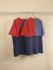 Kith Color Block Contrast Small Logo Crew Neck Tee Unisex