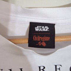 Civil Regime Star Wars Chewbacca Oversized Tee Size XL White
