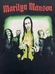 Marilyn Manson Band T-Shirt 2013 Licensed Bay Island Sportswear Black Men’s S