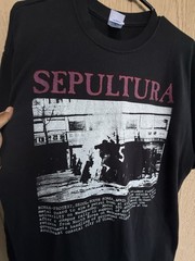 Sepultura 1994 Chaos Vintage 90s Band Concert Tour Black XL T-Shirt REPRINT