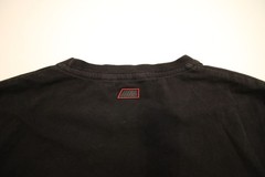 BMW M Motorsport Textured Logo T-Shirt Mens M 42″ Chest Tonal Black READ