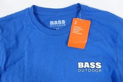 BASS OUTDOOR BLUE MEDIUM SUNSET DESERT ART TSHIRT MENS NWT NEW