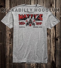 Retro Hot Rod Tee T Shirt Drag Race Racing Matty’s Speed Shop Monroe CT