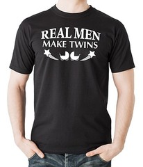 Real Men Make Twins T Shirt Funny Gift For New Father Dad Maternity Father’s Day