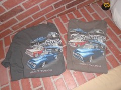 OUT OF BOUNDS MENS BEACH AND VINTAGE CARS & TRUCKS TSHIRT LOT OF 4 SIZE XXL