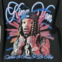 King Von What It Means To Be King Large T-Shirt L Rap Tee Drill Hip Hop Trap RIP