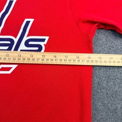 Reebok Washington Capitals Mike Green 52 NHL T-Shirt Men’s Medium Red Hockey Tee