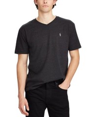 NWT Polo Ralph Lauren Men V-Neck Modern Classic-Fit T-Shirt Tee Mens Black M Med
