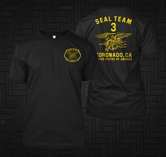Navy SEAL Team Three DEVGRU Coronado US Special – custom men’s T-Shirt Tee