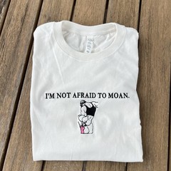 Tom Of Finland Inspired Art bottom custom embroidery mens white cotton T-shirt