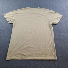 Ghostface Graphic T-Shirt Get In Loser Size Medium Tan Scary Movies