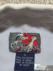 Vintage Y2K Raw Blue ABR Shirt Dj Hip Hop Y2K Skater Baggy Streetwear Mens Large