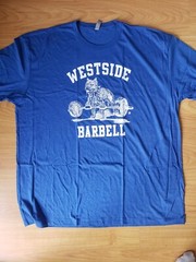 Westside Barbell Gym Weightlifting Exercise Fitness Classic T-Shirt Size L