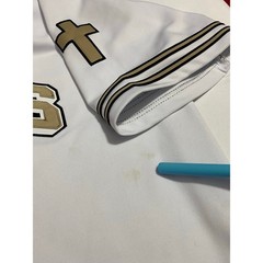 Colosseum Athletics Jesus Christ Baseball Jersey — White Stitch Logos 2XL