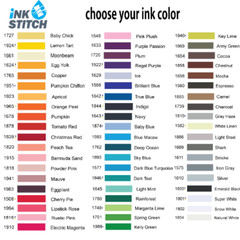 Ink Stitch Design Your Own Custom Logo Photo Texts Poly Performance Unisex Tees