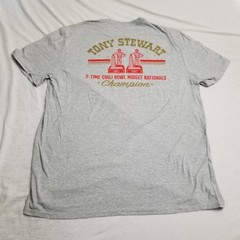 Tony Stewart T Shirt Mens 2XL Sprint Car Racing Chili Bowl Champion Nascar Gray