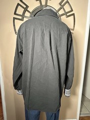 Santa Cruz Skateboard Longsleeve Button Up Shirt Screaming Hand Utility Black