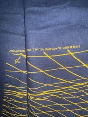 1986 Fighter jet graphic print double sided Tee – Size L