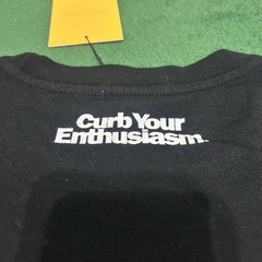 MadHappy Curb Your Enthusiasm Larry David TV Promo Black T-Shirt Mens XL NWT