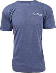 Glock Pistol Flag T-Shirt Heather Navy Cotton Short Sleeve AA7515 Fast Free Ship