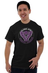 Funny Gym Workout Movie Purple Cobras Team Womens or Mens Crewneck T Shirt Tee