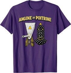 Angine De Poitrine Band Tee Vintage Music Fans Masked T-Shirt