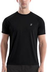 Men’s Short Sleeve Rash Guard UPF 50+ Sun Protection Quick Dry Lightweight Swim