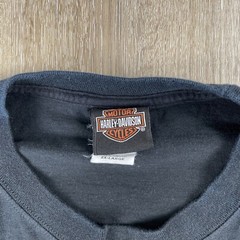 Harley Davidson T Shirt Work Sucks It’s Time To Ride Y2K Men’s 2XL Hanes Beefy T
