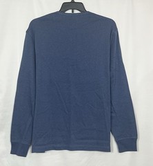 Banana Republic Men’s Long Sleeve Anti-odor Breathable Henley T-Shirt Blue XXL