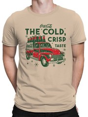 Officially Licensed Coca Cola Cold Crisp Vintage Men’s T-shirt