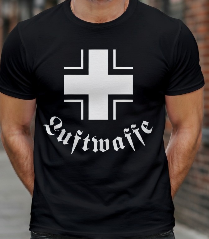 German Military T Shirt Luftwaffe WW2 WWII Air Force