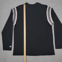 Champion Heritage Football Jersey Mens L Black #19 Long Sleeve Throwback Shirt