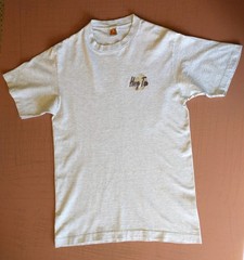 Hang Ten Vintage T Shirt Heather Gray Size L Surfer Surf Beach California