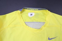 Nike Pro Combat Short Sleeve Shirt Men’s Yellow New without Tags 2XL